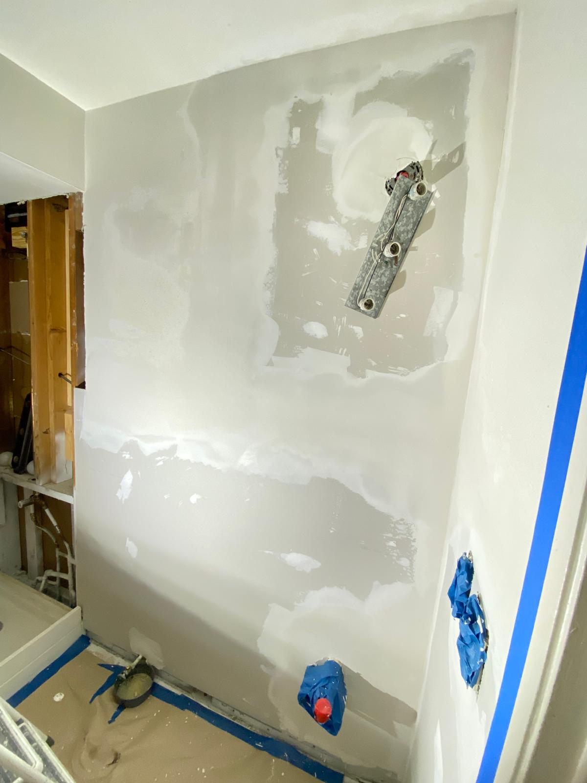 Wall repair patches and finishing