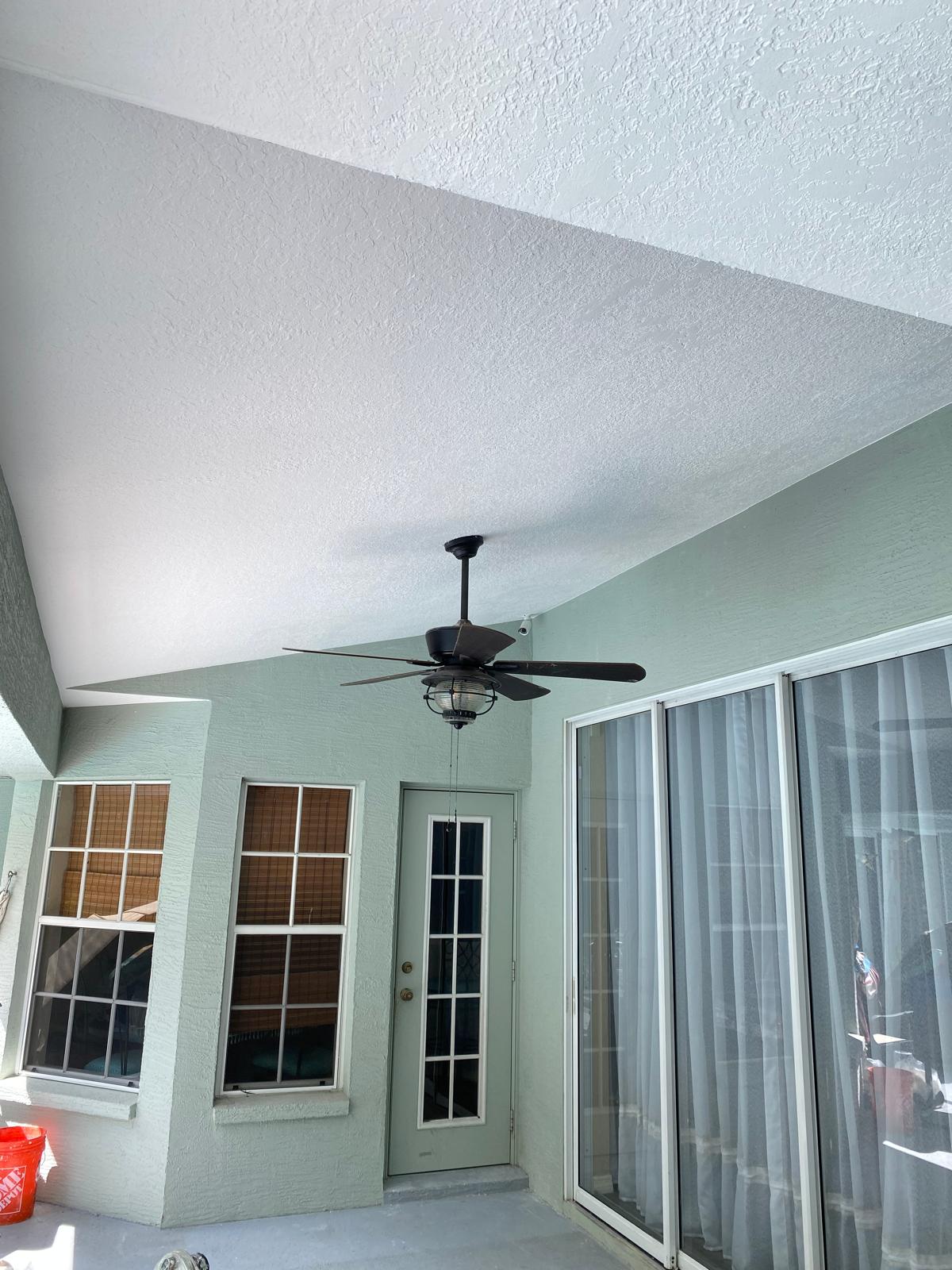 Modern patio exterior painting