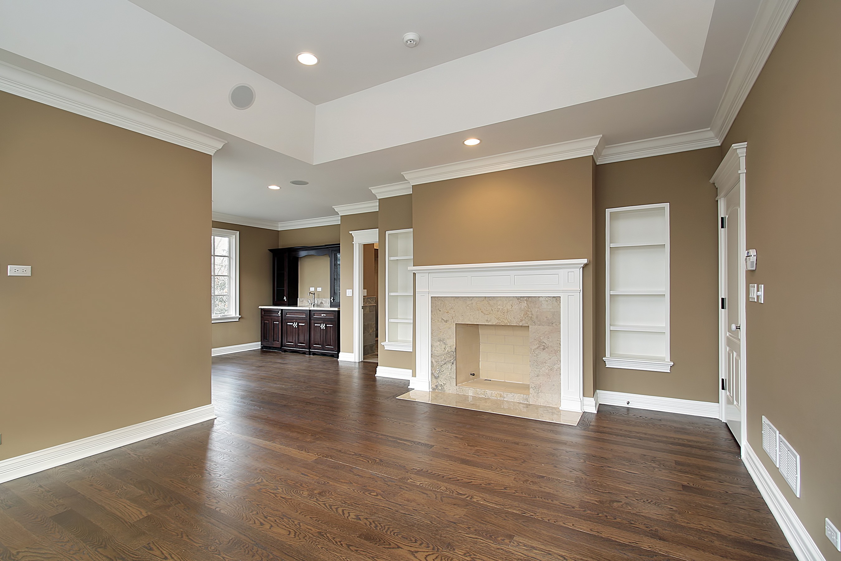 Elegant room with professional painting finish